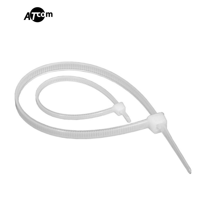 Стяжки Atcom 150 мм, 100 шт, білі