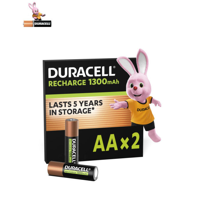 Акумулятор Duracell AA HR6 1300mAh * 2 (5000394039186 / 81367175)