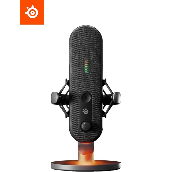Ігровий стрім мікрофон SteelSeries Alias RGB USB 1" Capsule