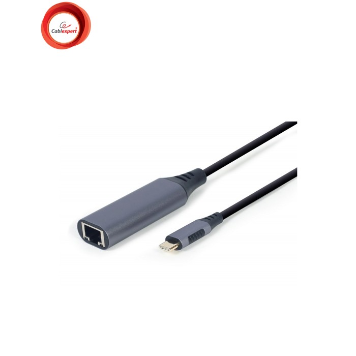 Адаптер USB-C to RJ45 Ethernet 1000Mbps Cablexpert (A-USB3C-LAN-01)