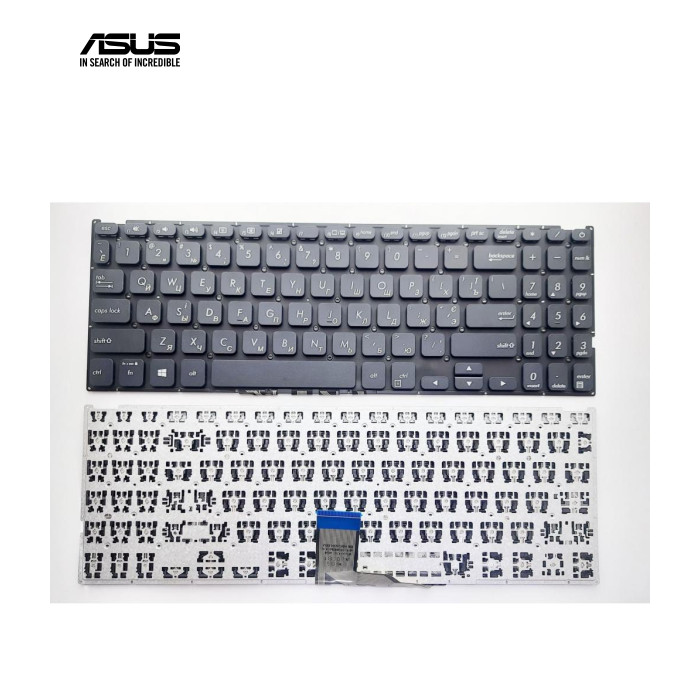 Клавиатура ноутбука ASUS X512/X512DA/X512FA/X512UA/X512UB Series чорна UA (A46173)