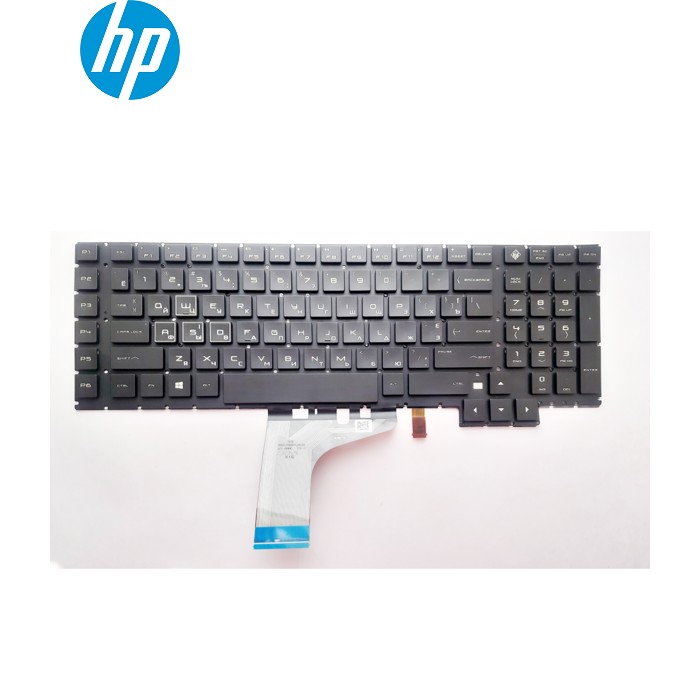 Клавіатура ноутбука HP Omen 17-AN Series черная с подсв UA (A46187)