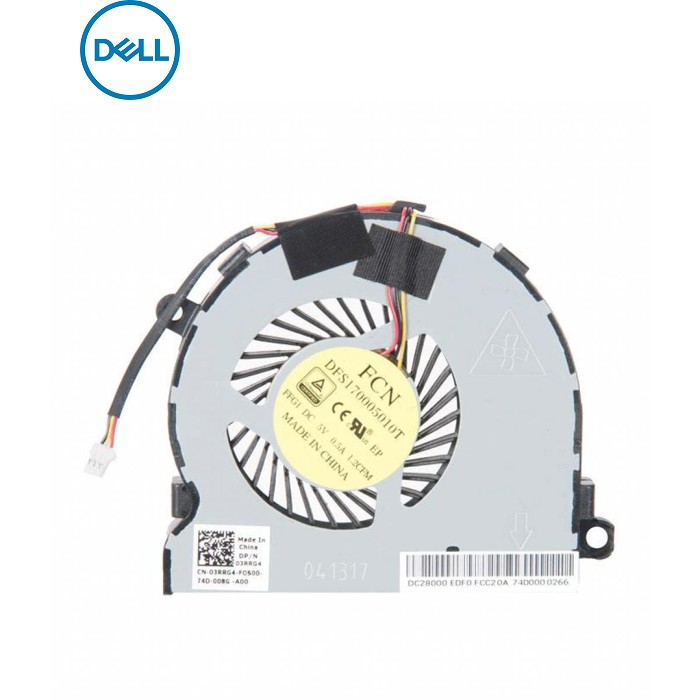 Вентилятор ноутбука Dell Inspiron 14R (5447, 5448), 15 (5542, 5543, 5545, 5547, 5548) (A48452)