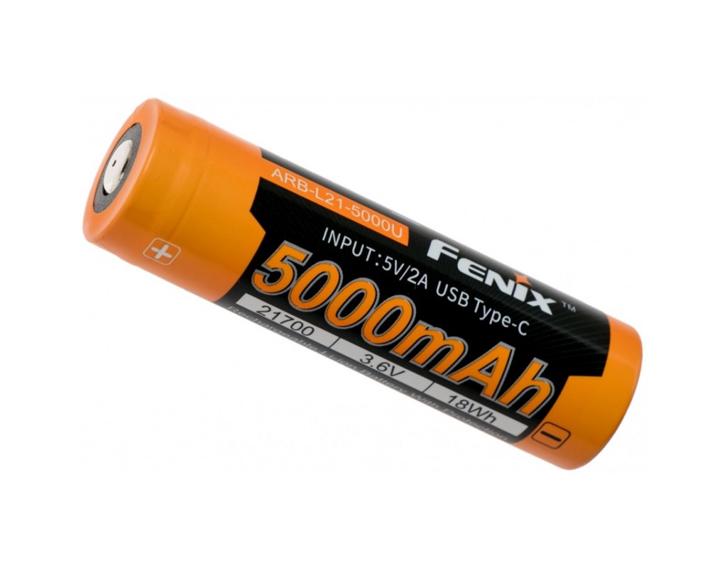 Акумулятор Fenix 21700 USB 5000mAh (ARB-L21-5000U)