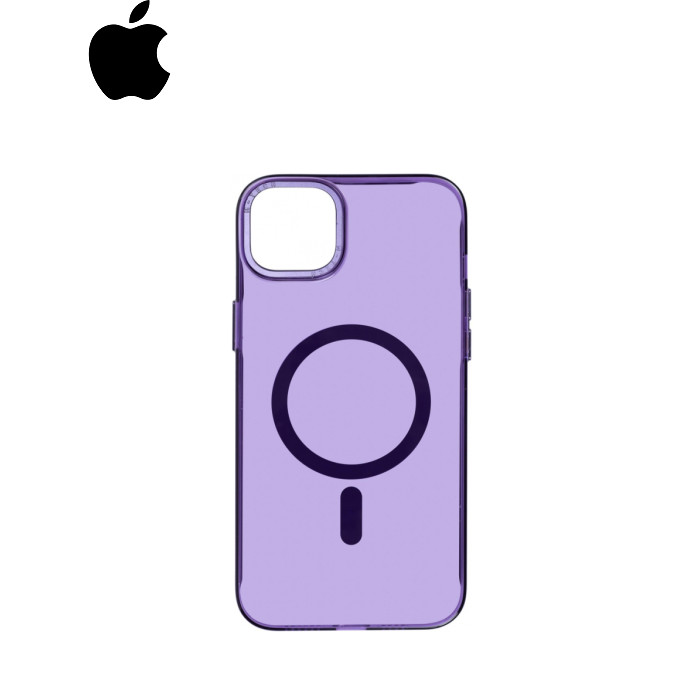 Чохол до мобільного телефона Armorstandart Y23 MagSafe Apple iPhone 14 Plus Transparent Purple (ARM68335)