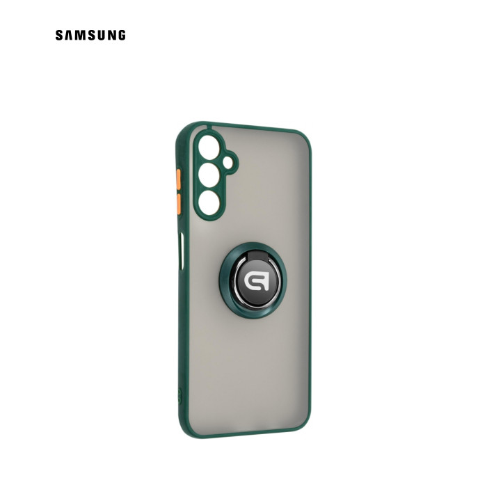 Чехол для мобильного телефона Armorstandart Frosted Matte Ring Samsung A14 4G / A14 5G Dark Green (ARM68351)
