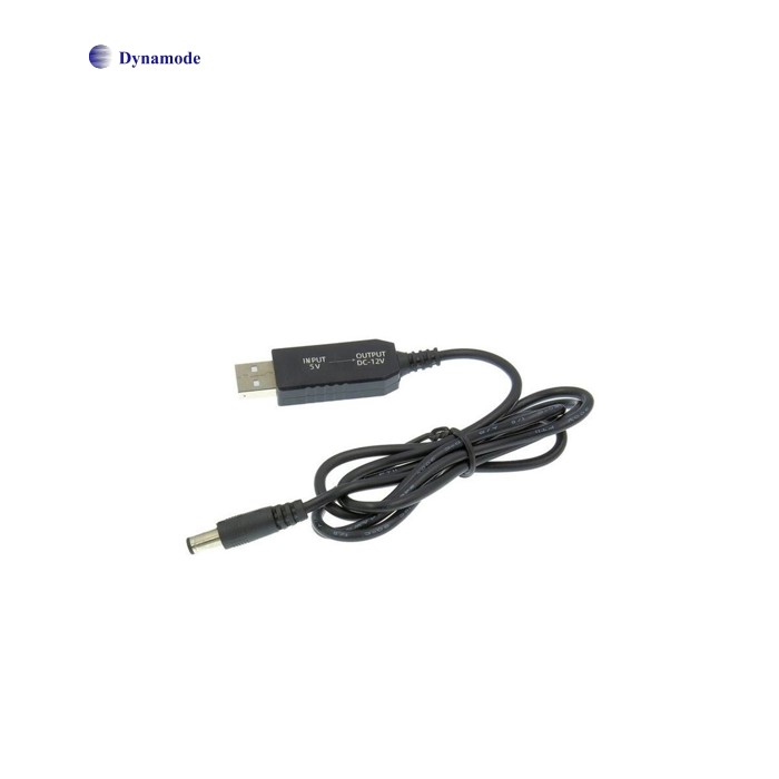 Кабель питания USB to DC 5.5x2.1mm 12V 1.0m Dynamode (DM-USB-DC-5.5x2.1-12V)