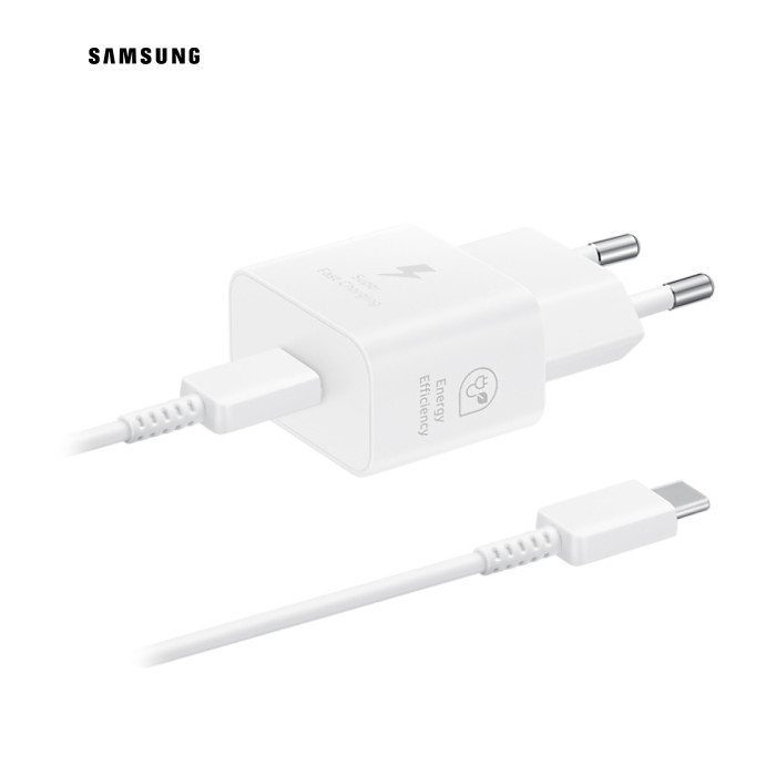 Зарядний пристрій Samsung 25W Power Adapter (w C to C Cable) White (EP-T2510XWEGEU)