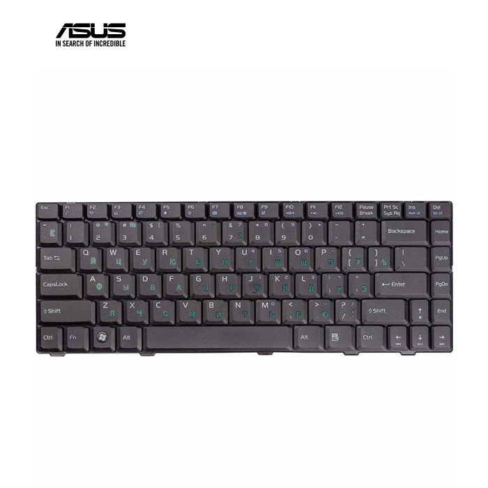 Клавиатура ноутбука ASUS F80, F82, K41 черн (KB310772)