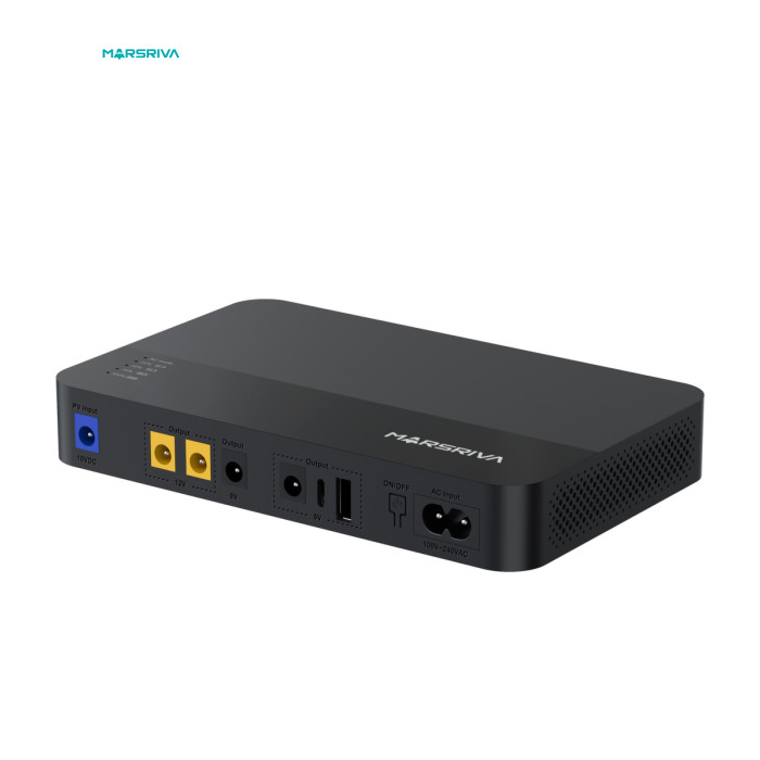 ДБЖ Marsriva DC Router UPS KP1EC 240VAC,4хDC+USB OUT, 2x5V/9V/2x12V 18W 8000mAh (30Wh) Li-ion