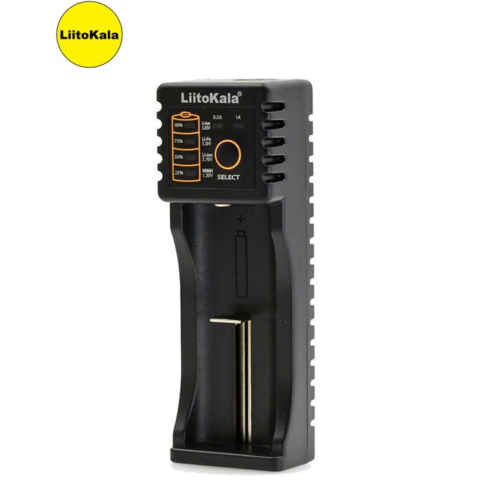Зарядний пристрій LiitoKala Lii-100,  1x(Lion/NiMH/NiCd), 1A, Power Bank function