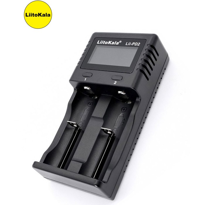 Зарядний пристрій LiitoKala Lii-PD2, 2x(LiOn/LiFePO4/NiMH/NiCd), display