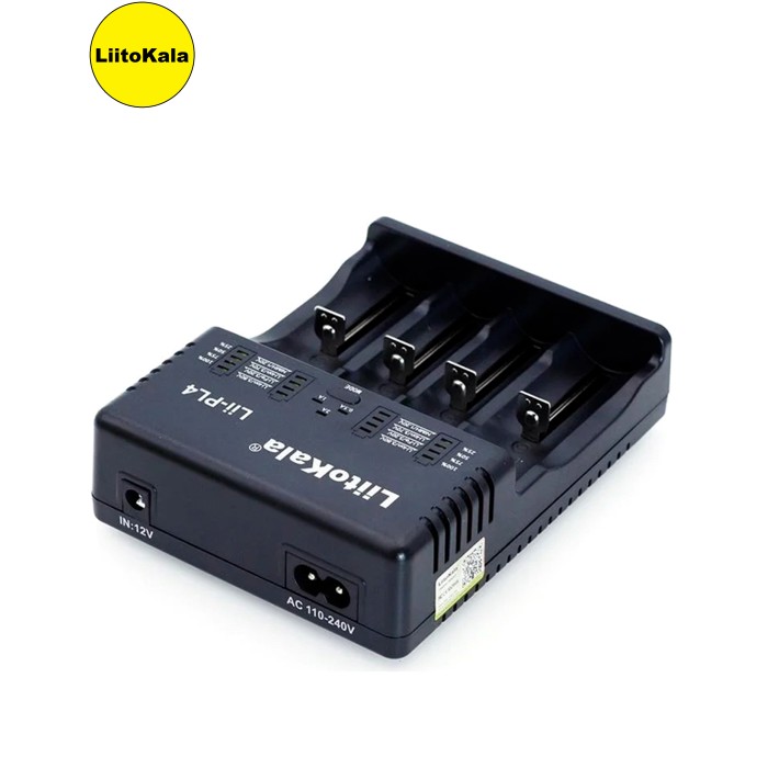 Зарядное устройство для аккумуляторов Liitokala 4 Slots, LED, Li-ion/Ni-MH/Ni-Cd/AA/ААA/AAAA/С (Lii-PL4)