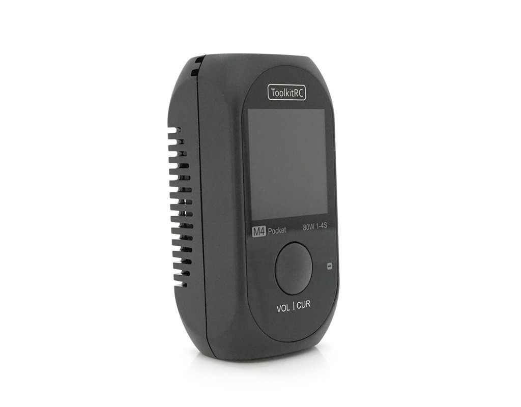 Зарядний пристрій ToolkitRC M4 Pocket TK11800 80Вт, тип АКБ LiPo, LiHv, LiFe, Lion, 1-4S, USB-C In / Out, XT60, вхiд 7-25В, вага 75г, без БЖ