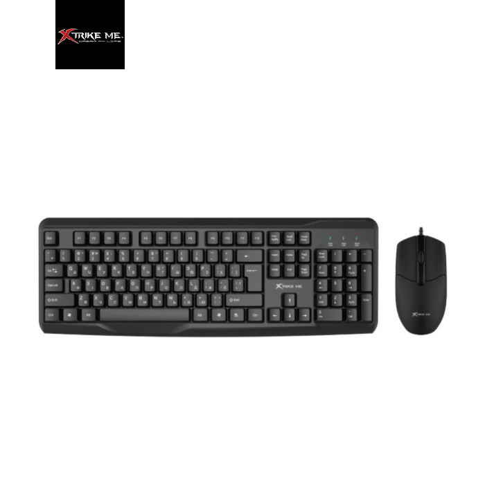 Комплект Xtrike ME MK-207 USB UA Black (MK-207UA)