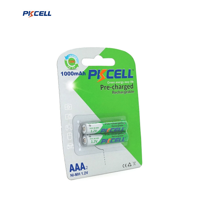 Аккумулятор PkCell AAA R03 1000mAh 1.2V NiMH Already Charged, 2шт/бл (PC/AAA1000-2BA)
