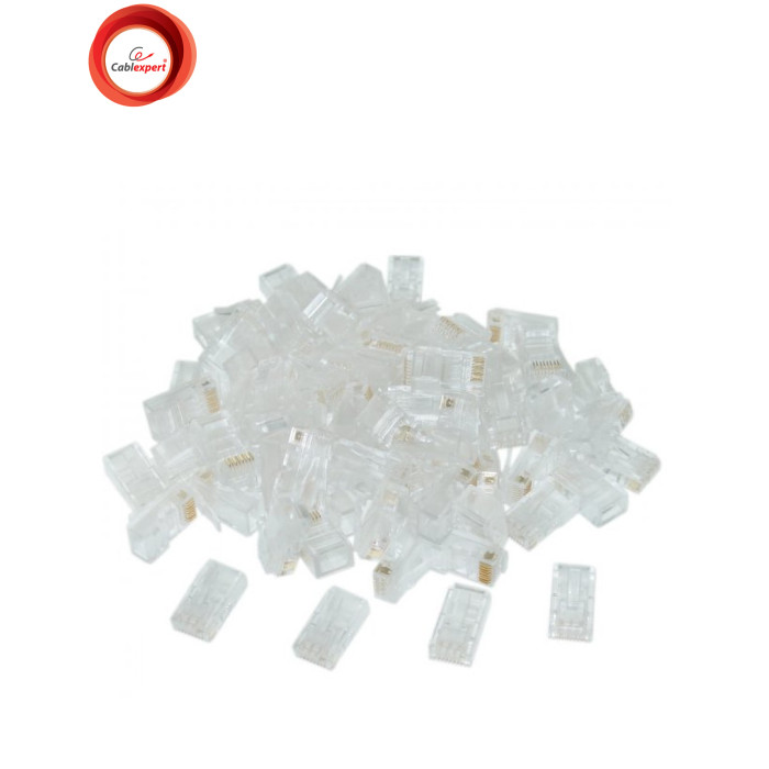 Конектор RJ45 cat.5e UTP 8P8C * 100 Cablexpert (PLUG3UP6/100)
