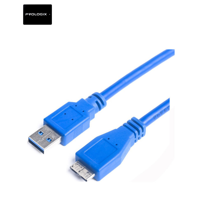 Дата кабель USB 3.0 AM to Micro B 1.8m Prologix (PR-USB-P-12-30-18m)