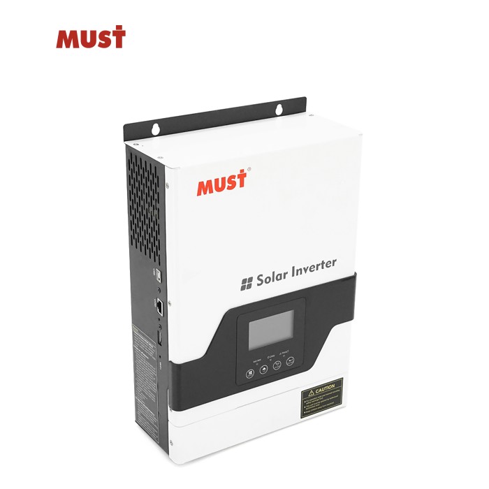 Гiбрiдний ДБЖ MUST PV18-1012VPM, 1000W, 12V, ток заряда 10-20A, 170-280V, MPPT (60А, 105 Vdc), 225*355*92 мм, 5.5 кг