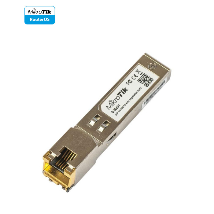 Модуль SFP Mikrotik S-RJ01 (SFP to RJ-45)