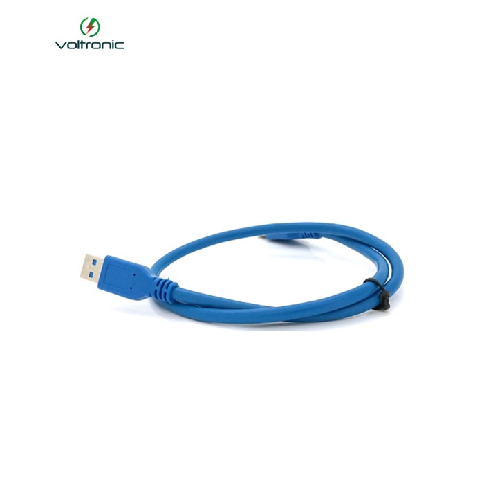 Дата кабель USB 3.0 AM/AM 0.6m Blue Voltronic (YT-3.0AM+AM-0.6)