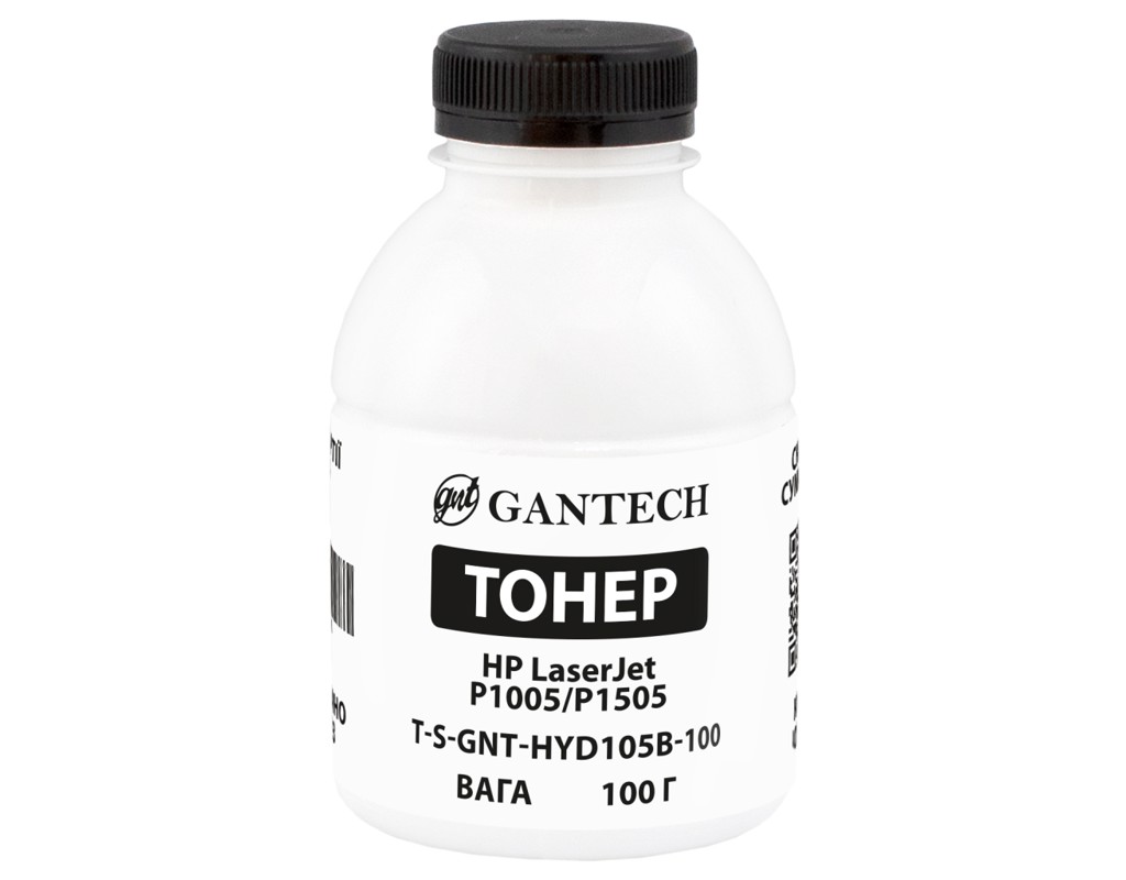 Тонер HP LJ P1005/P1505, bottle 100g Gantech (TSM-HYD105B-100)