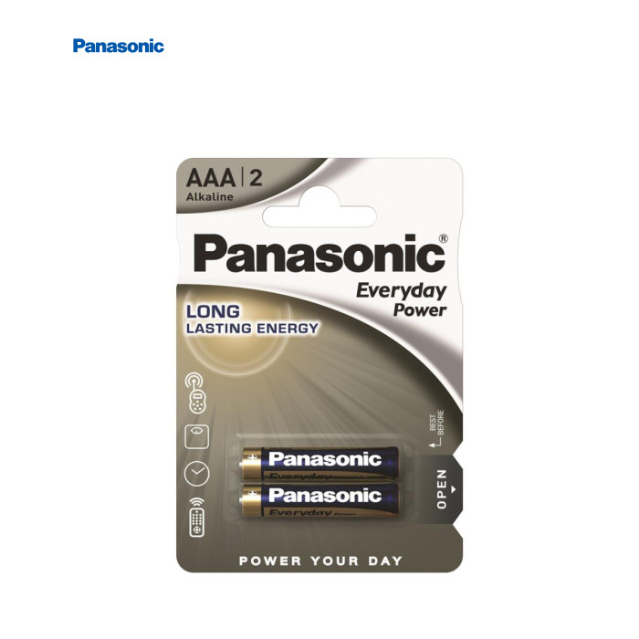 Батарейка Panasonic AAA LR03 Everyday Power * 2 (LR03REE/2BR)