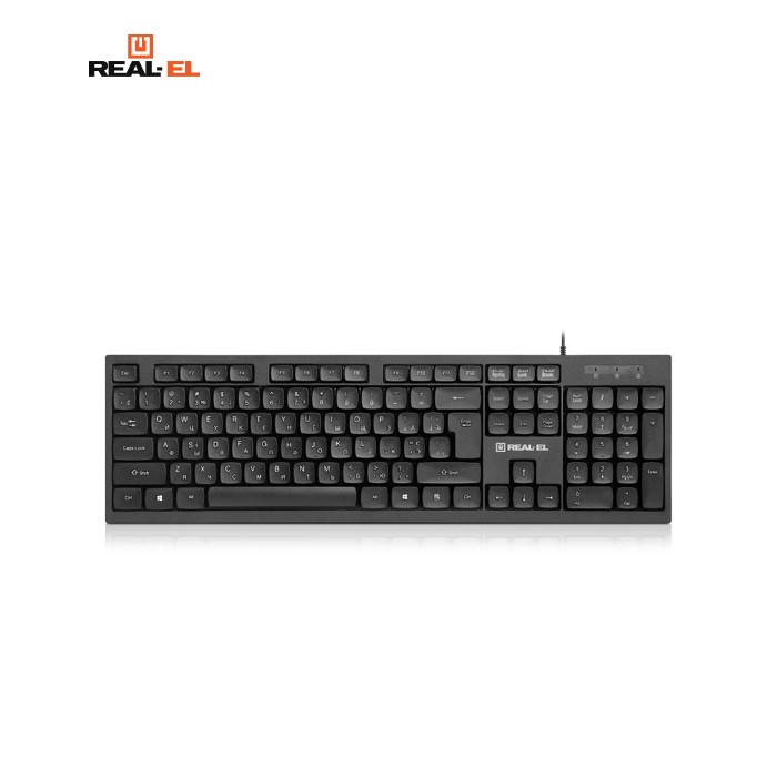 Клавиатура REAL-EL RK-510 USB Black (EL123100053)
