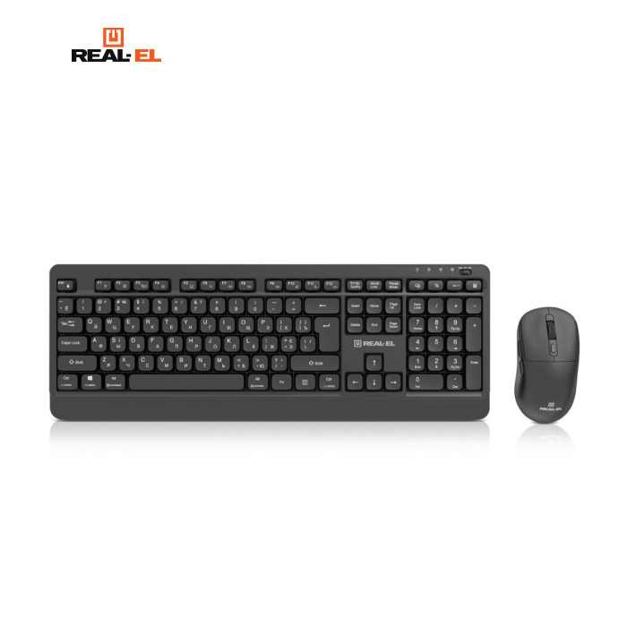Комплект REAL-EL KIT-555W Wireless Black (EL123100056)