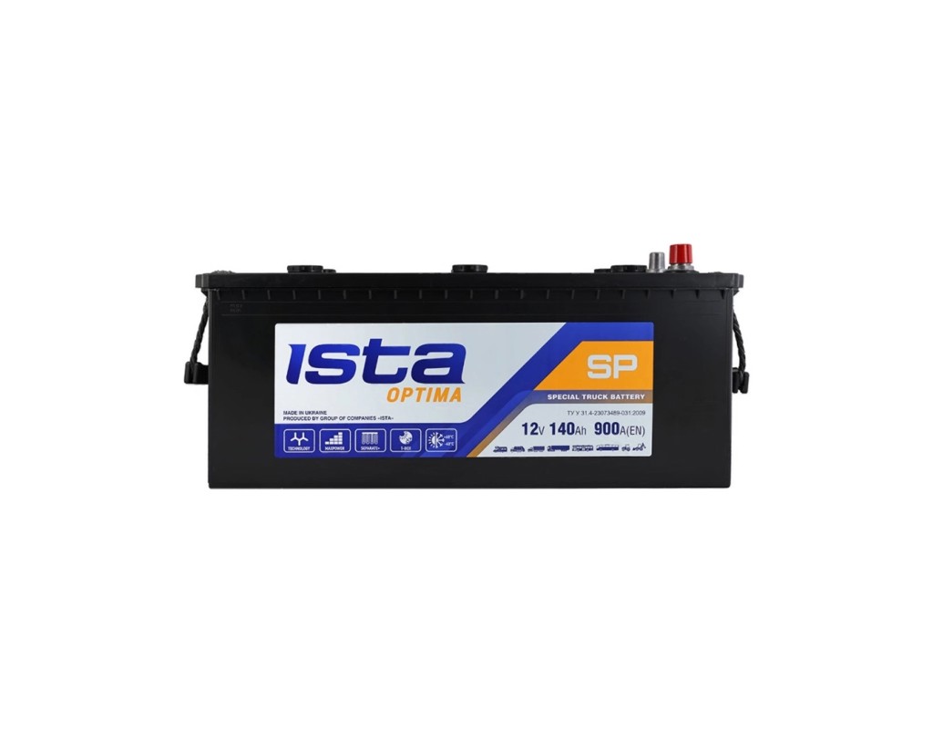 Аккумулятор автомобильный ISTA Optima 140Ah 900A L+ (D4)