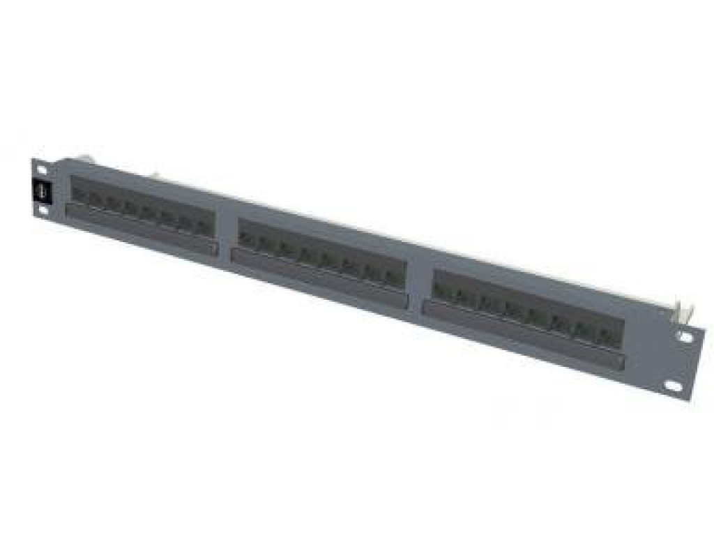 Патч-панель Molex 19" 24xRJ-45 UTP cat. 5е, 1U (PID-00058)