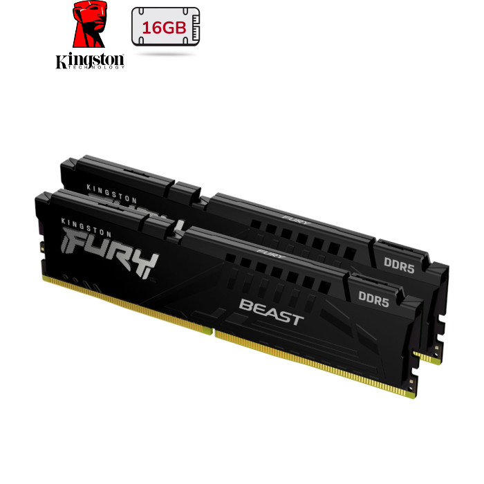 Оперативная память SoDimm DDR5 16GB (2x8GB) Kingston FURY Impact Fury (ex.HyperX) EXPO (KF560C30BBEK2-16) 5600MHz CL30-36-36 1.4 В