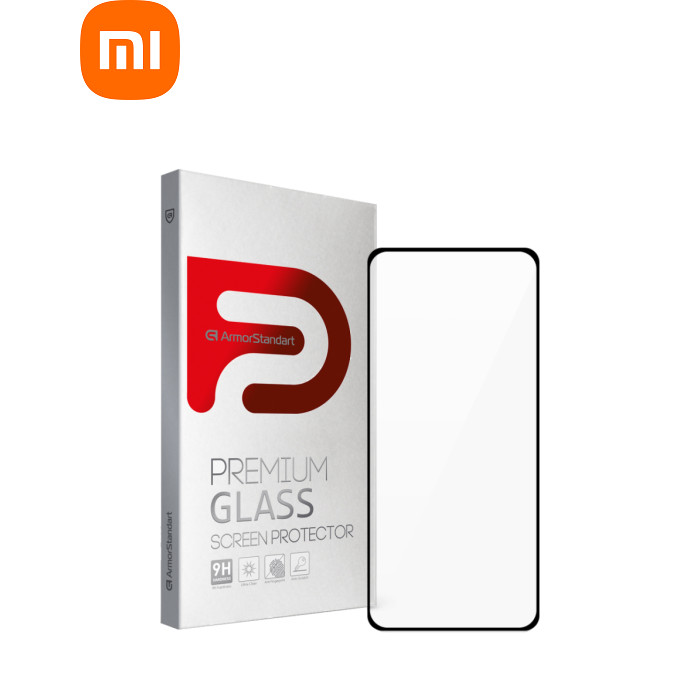 Стекло защитное Armorstandart Full Glue Curved для Xiaomi 12/12X Black (ARM60930)