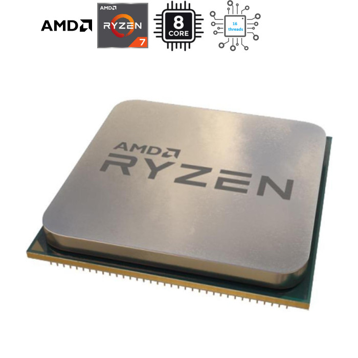 Процесор AMD Ryzen 7 3800XT Tray, AM4, 8 ядер, 3.9GHz, L2: 4MB, L3: 32MB, 7nm, 105W, Zen 2