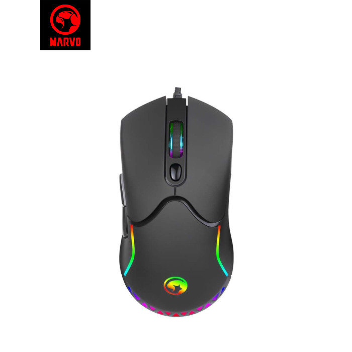 Мышка Marvo M359 RGB-LED USB Black (M359)