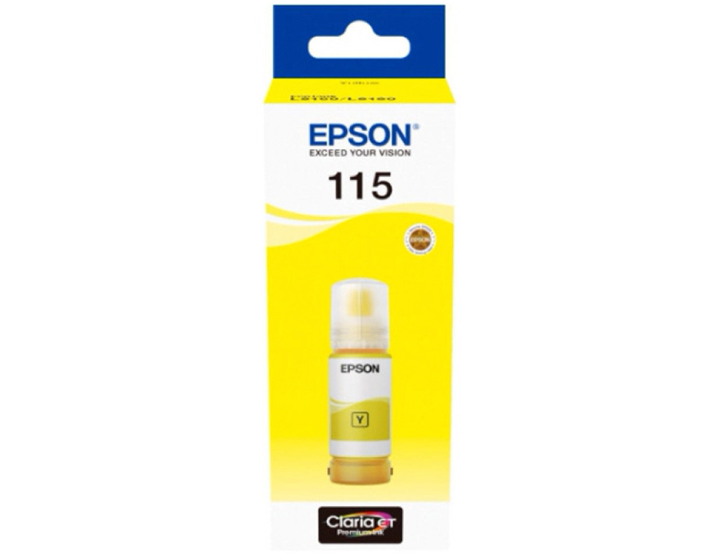 Контейнер з чорнилом Epson 115 EcoTank Yellow (C13T07D44A)