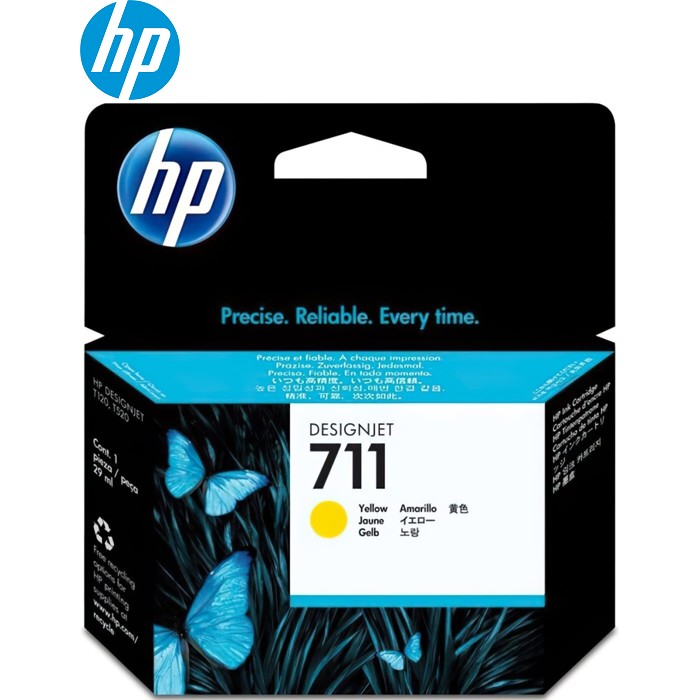 Картридж HP DJ No.711 DesignJet 120/520 Yellow (CZ132A)