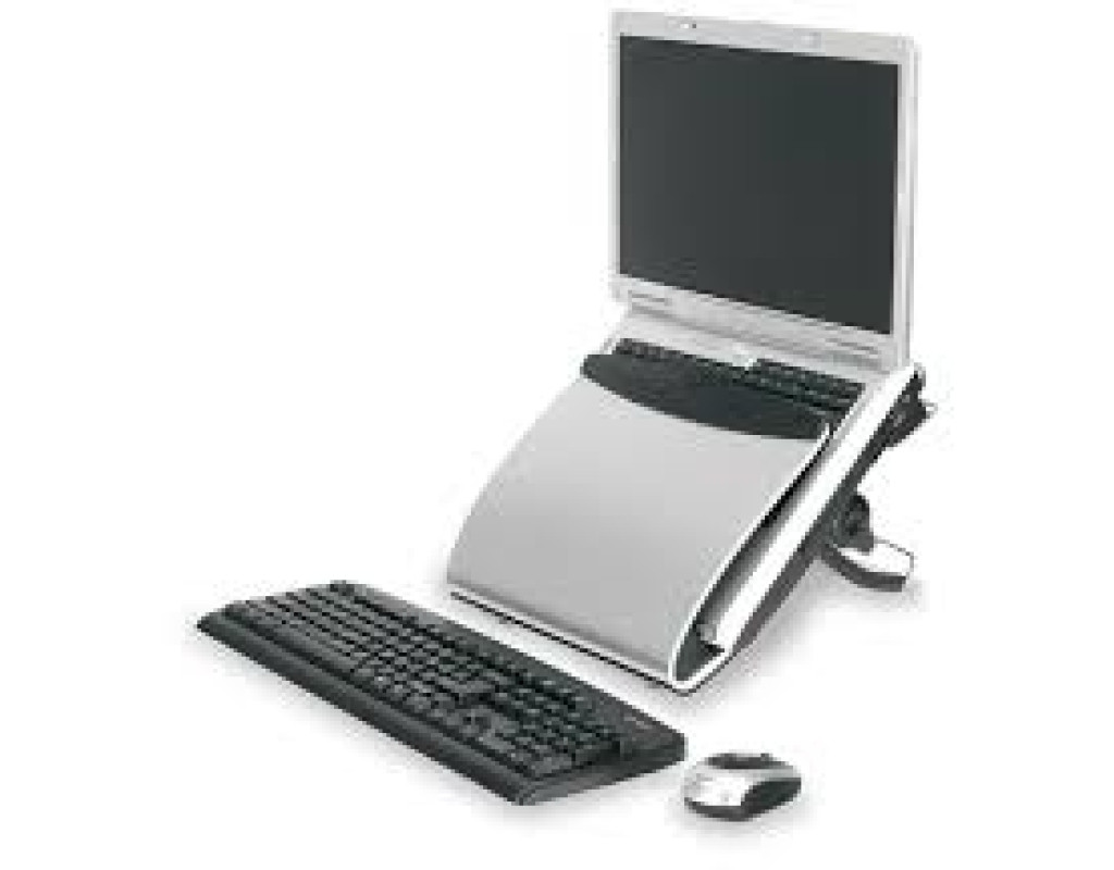 Підставка під ноутбук Kensington Notebook Station, Підставка з можливістю регулювання кута та висоти, copy holder зменшує навантаження на шию, ергономічний дизайн.