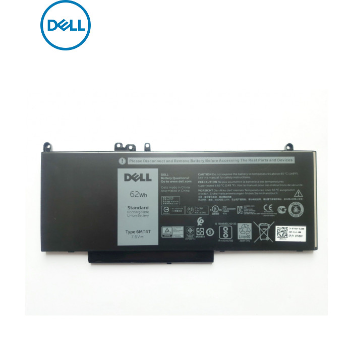 Акумулятор до ноутбука Dell Latitude E5570 6MT4T, 7750mAh (62Wh), 4cell, 7.6V, Li-ion (A47176)